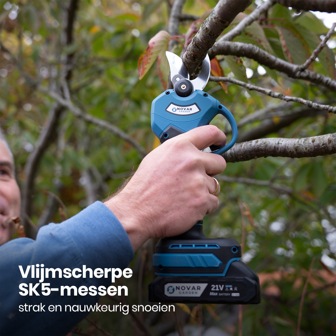 Accu Snoeischaar NG2 - Met Koffer, Oplader & 2x Accu (2.0Ah)