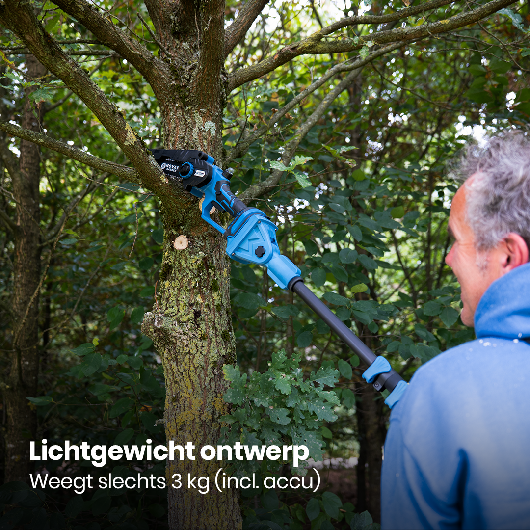 Telescopisch Snoeien Bundel - Met 2 Koffers, Opladers & 4x Accu (2.0Ah)