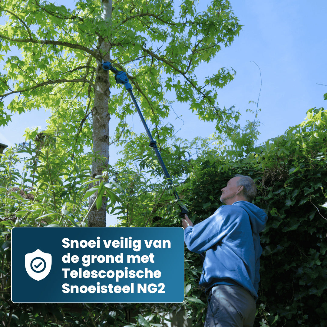 Accu Snoeischaar NG2 - Met Koffer, Oplader & 2x Accu (2.0Ah)
