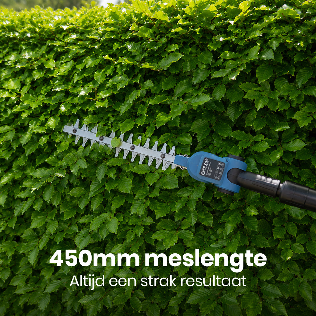 Telescopische Heggenschaar - Met Opbergtas, Oplader & Accu (4.0Ah)