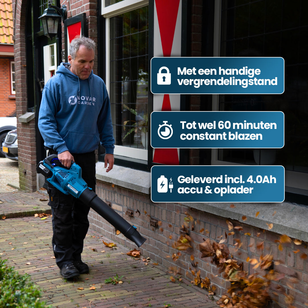 Snoei & Blaas Bundel - Met Opladers & 2x Accu (4.0Ah)