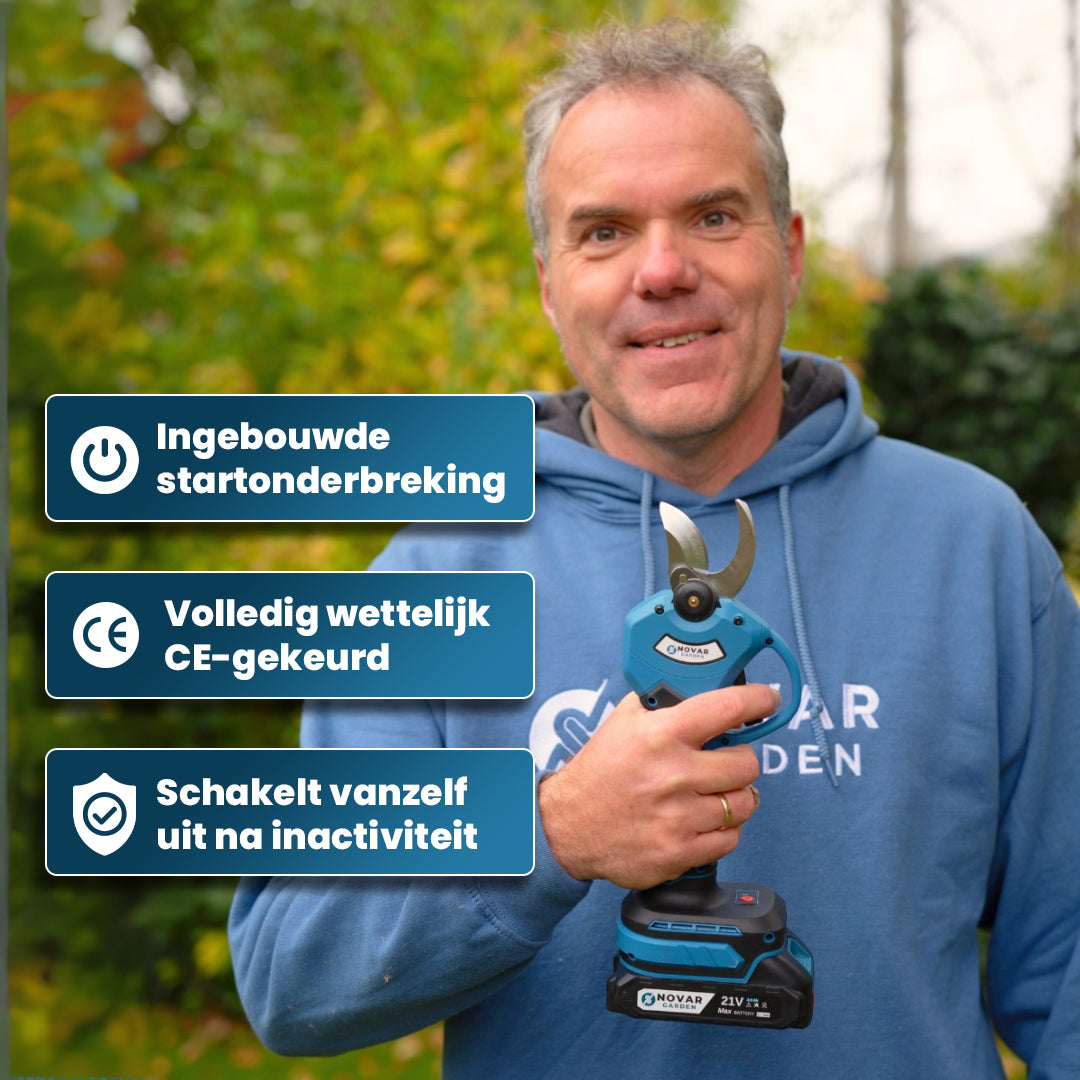 Accu Snoeischaar NG2 - Met Koffer, Oplader & 2x Accu (2.0Ah)