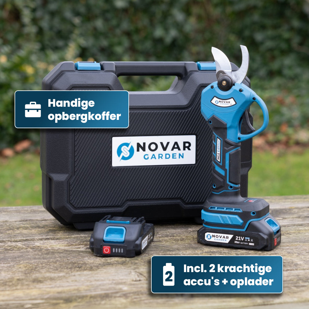 Accu Snoeischaar NG2 - Met Koffer, Oplader & 2x Accu (2.0Ah)