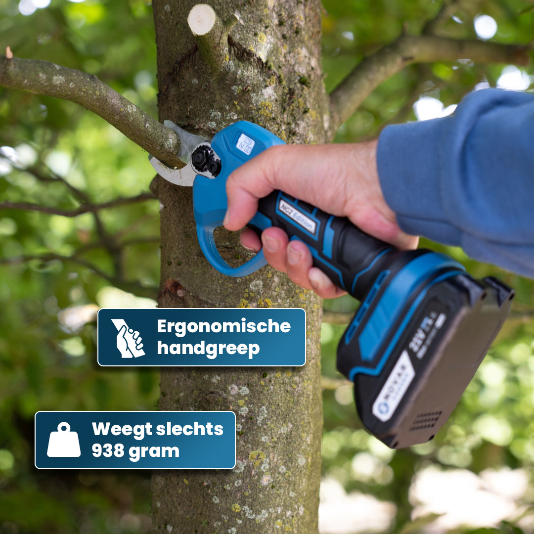 Accu Snoeischaar NG2 - Met Koffer, Oplader & 2x Accu (2.0Ah)