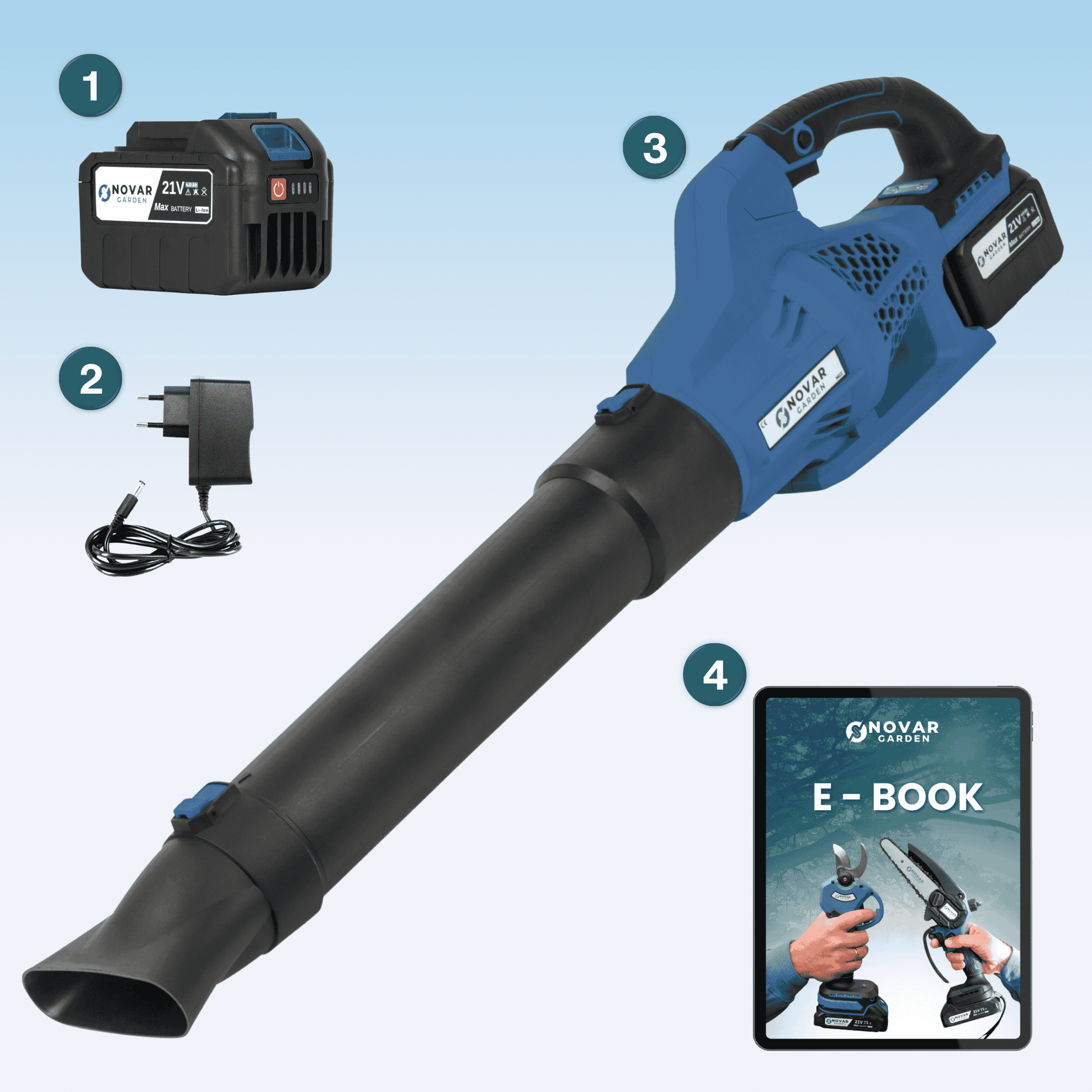 Akku Laubbläser NG2 - Mit Akku