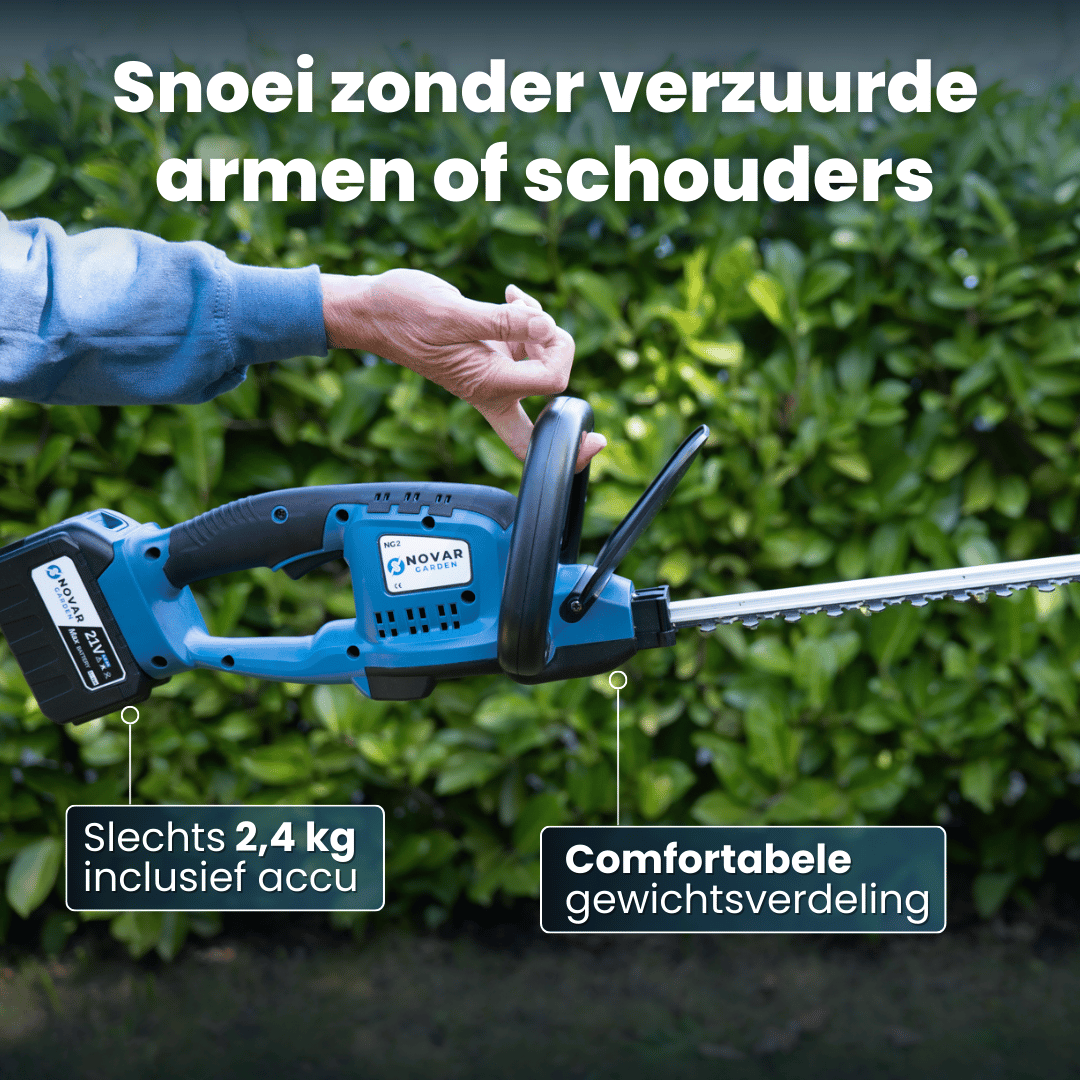 Accu Heggenschaar NG2 - Met Accu + GRATIS Accu Snellader NG1