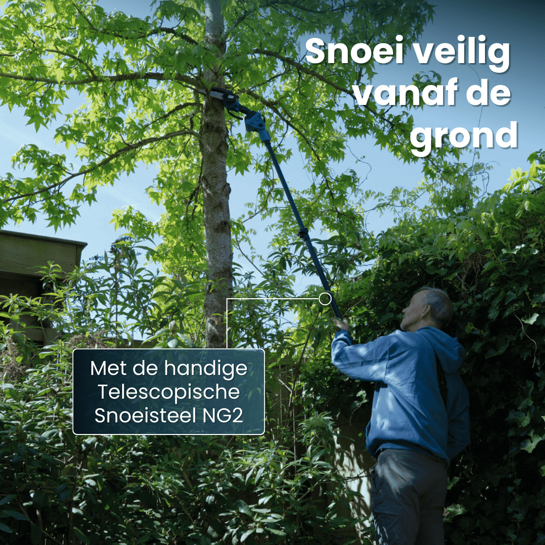 Mini Kettingzaag NG2 - Met Koffer & 2 Accu’s