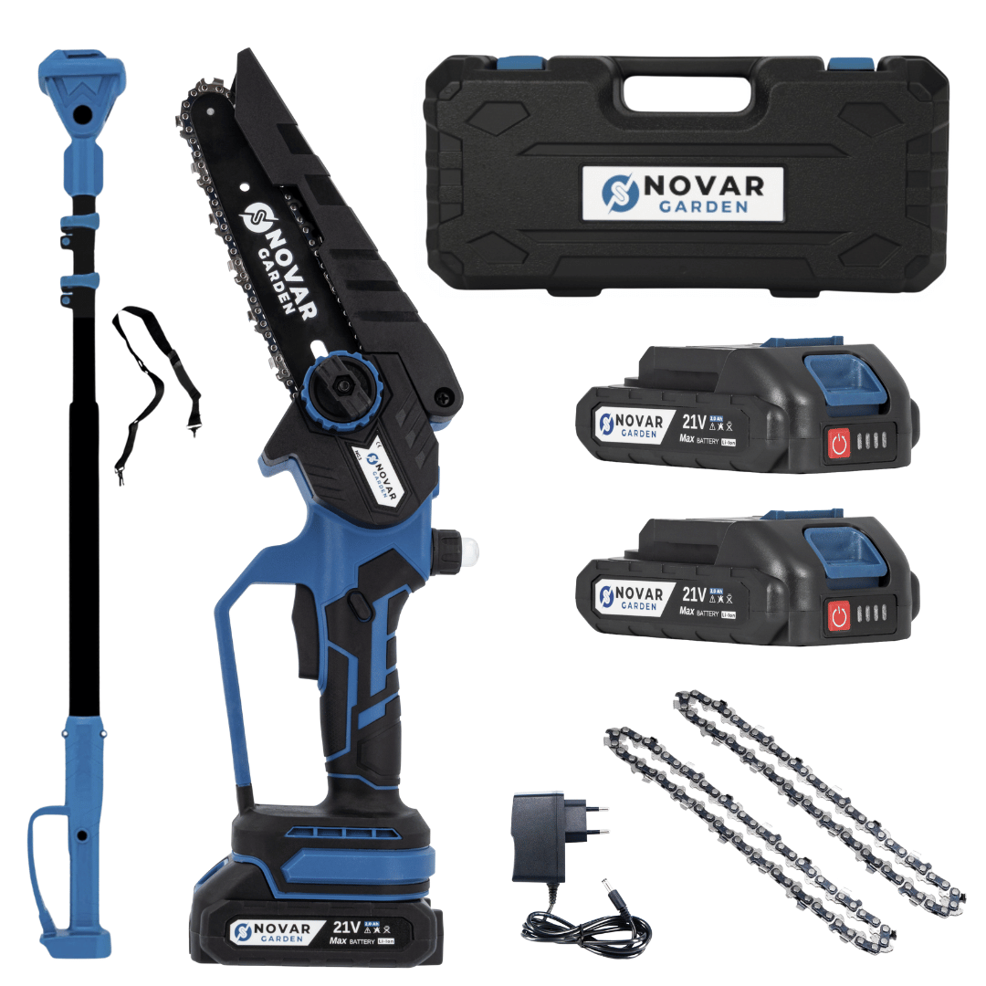 Telescopische Kettingzaag NG3 – Met Koffer, Oplader & 2x Accu (2.0Ah)
