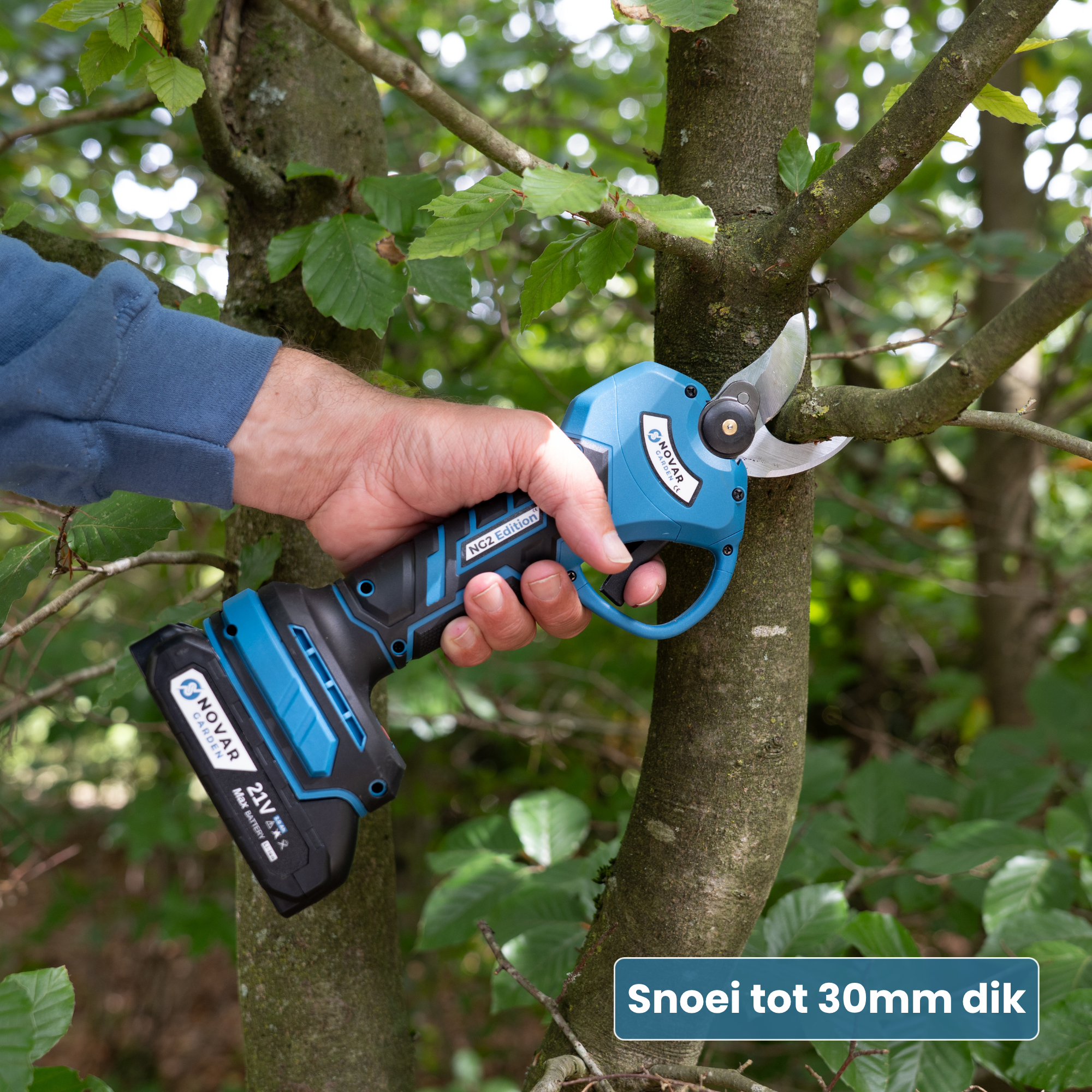 Moeiteloos Snoeien Bundel - Met 2 Koffers, Opladers & 4x Accu (2.0Ah)