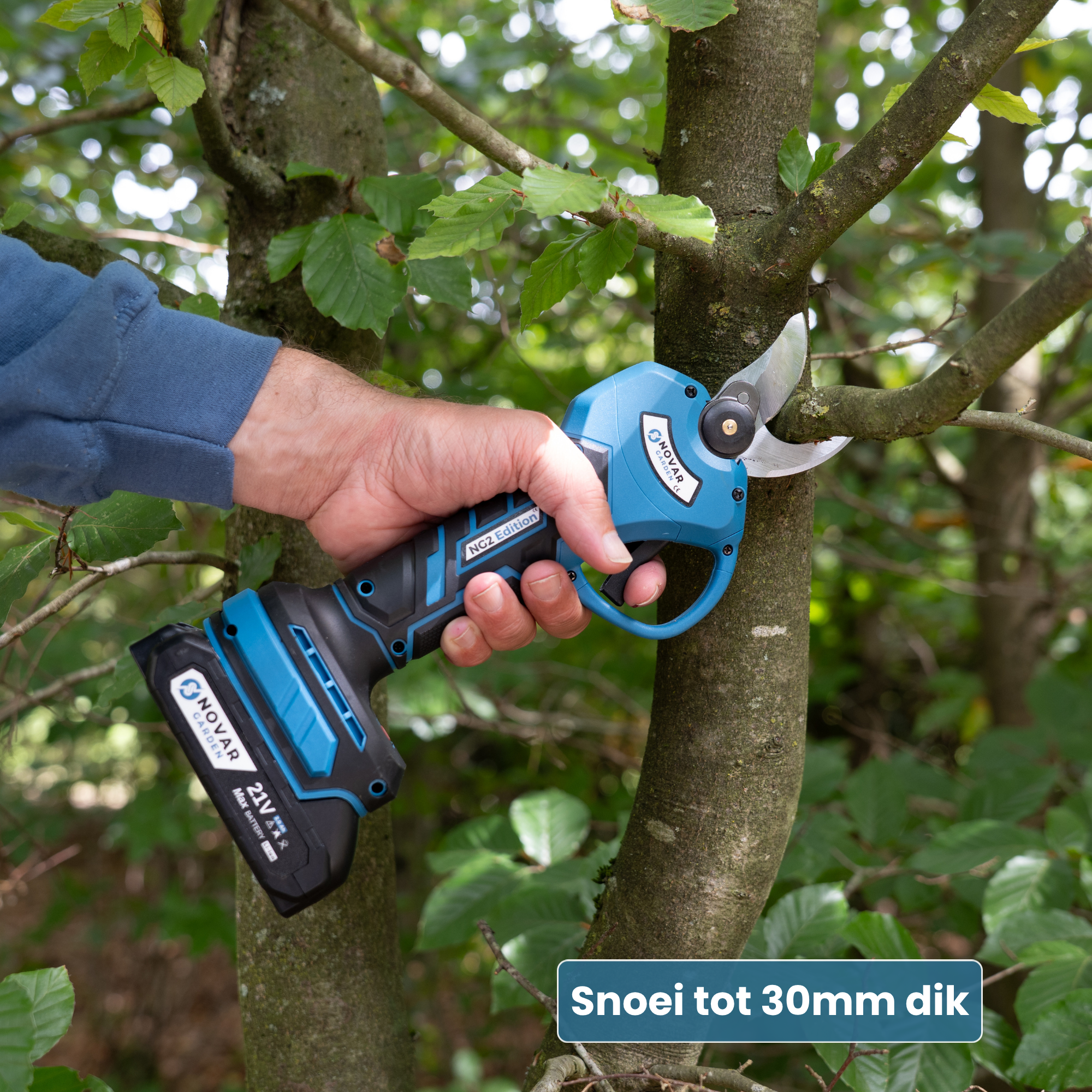 Accu Snoeischaar NG2 - Met Koffer, Oplader & 2x Accu (2.0Ah)