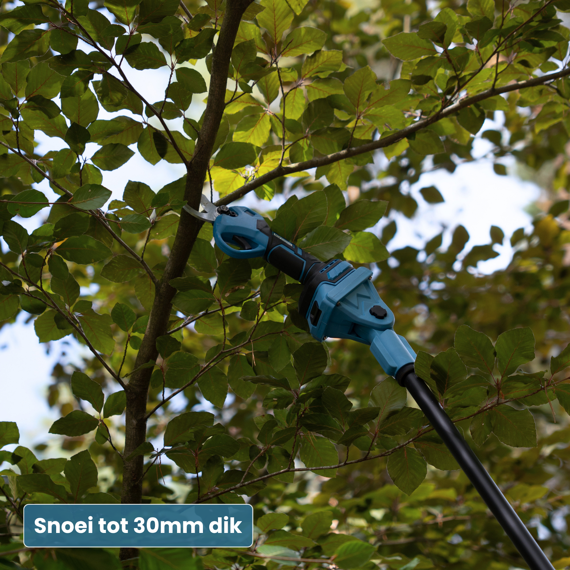Telescopische Snoeischaar NG2 – Met Koffer, Oplader & 2x Accu (2.0Ah)