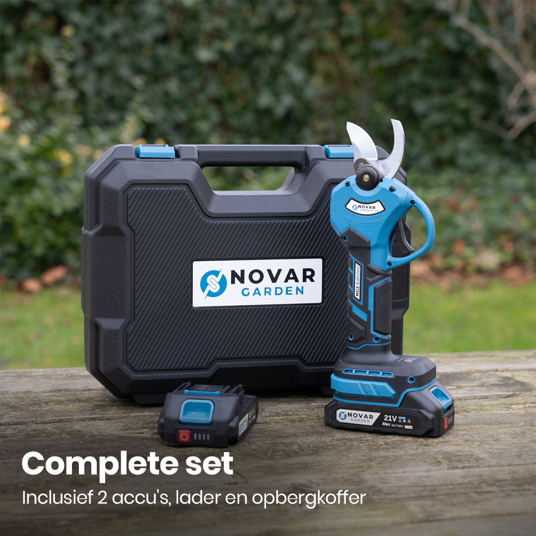 Accu Snoeischaar NG2 - Met Koffer, Oplader & 2x Accu (2.0Ah)