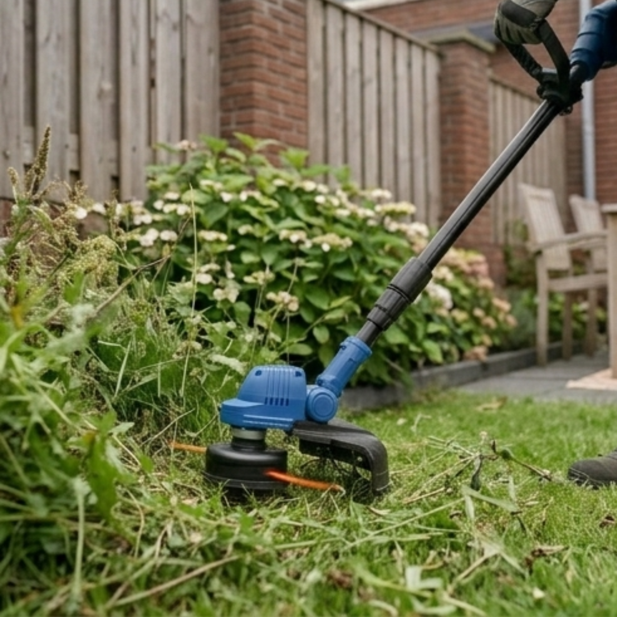 Coupe-bordures à batterie NG2 – Avec chargeur & batterie (4,0 Ah)