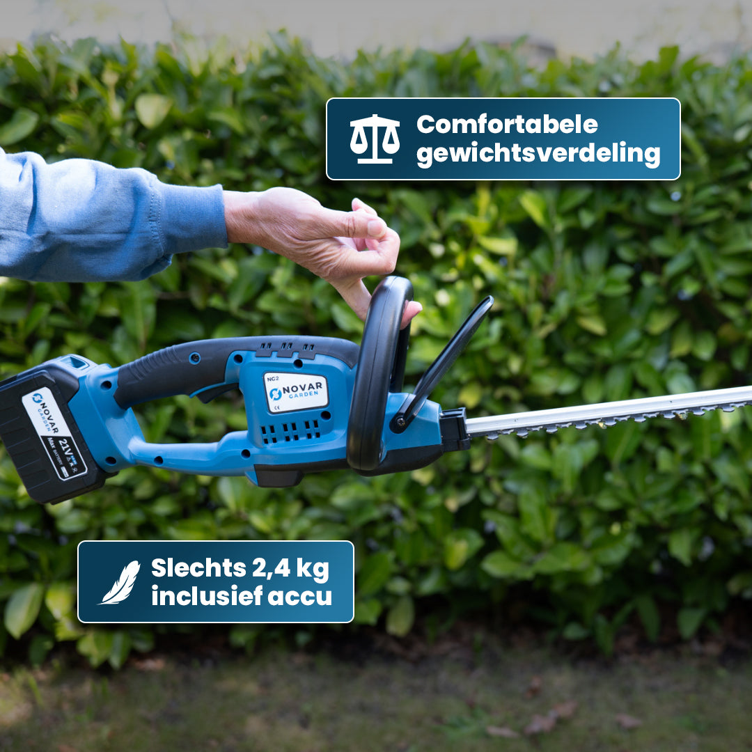 Accu Heggenschaar NG2 - Met Accu + GRATIS Accu Snellader NG1