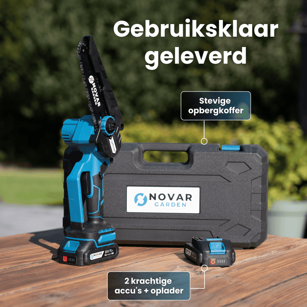 Telescopische Kettingzaag NG3 – Met Koffer & 2 Accu's