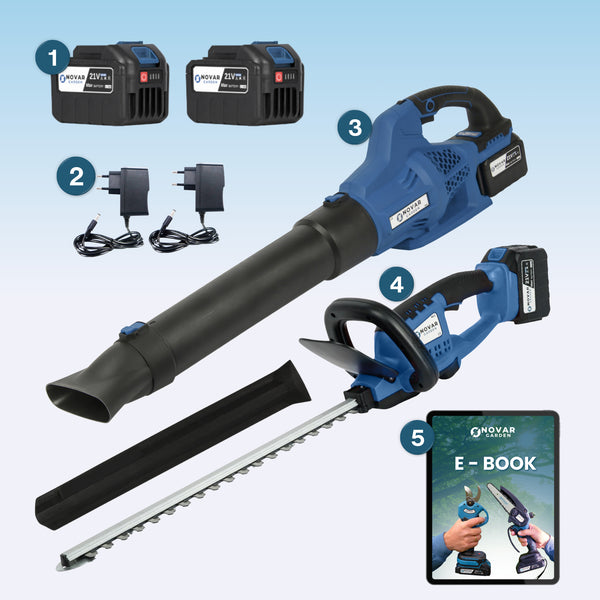 Pack Taille & Soufflage – Avec 2 Batteries