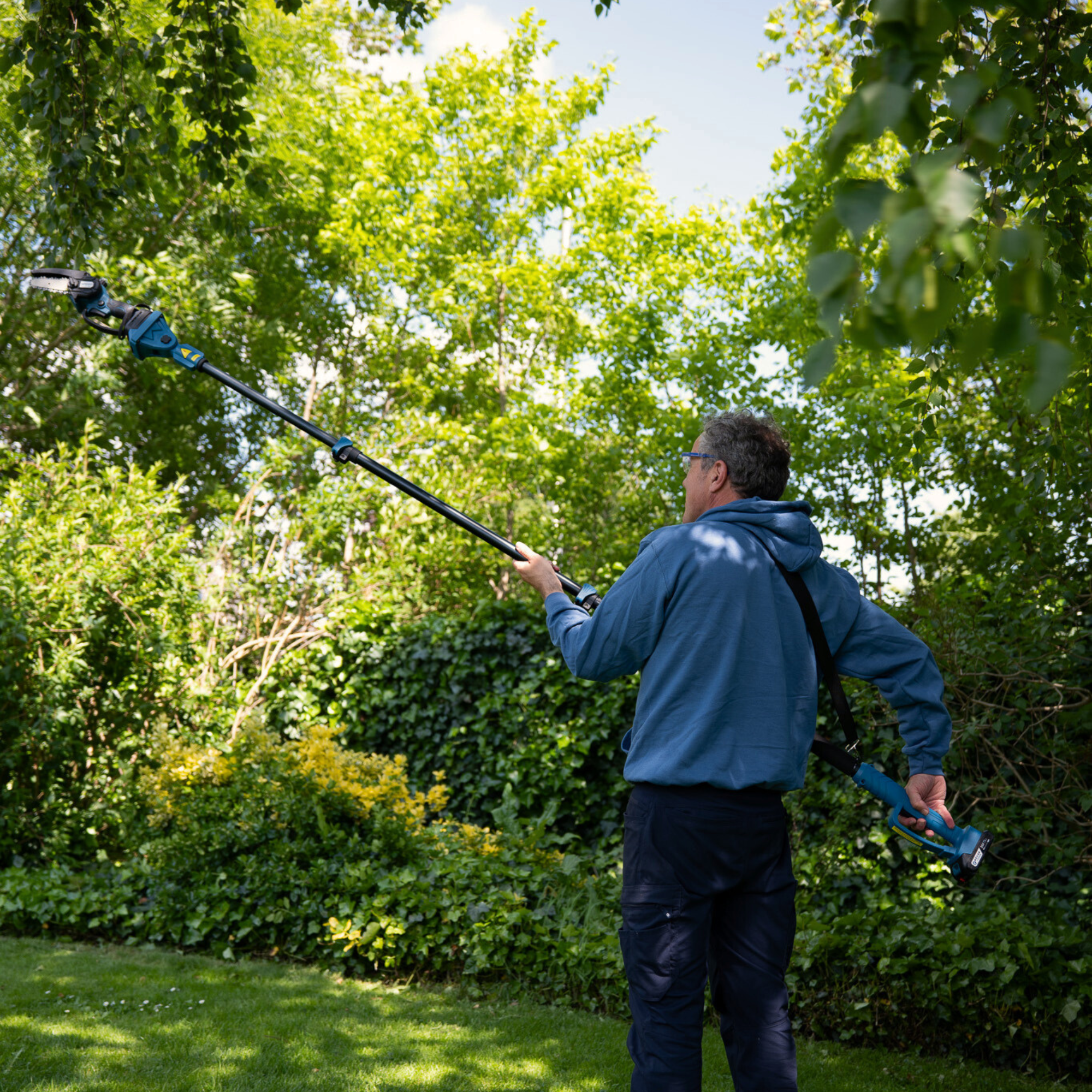 (PRÉCOMMANDE) Manche d'élagage télescopique NovarGarden® NG2 - Incl. Bandoulière