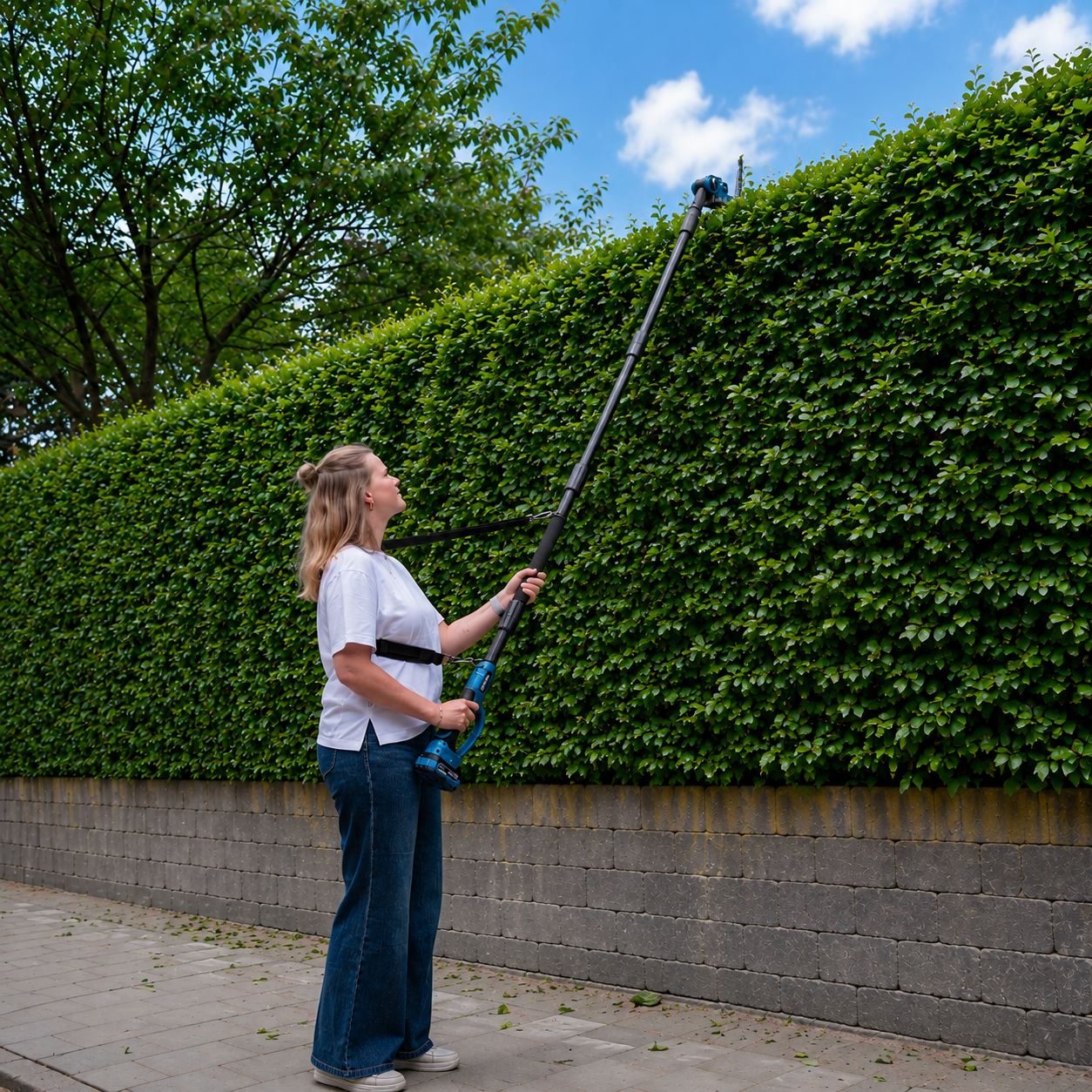 Snoei makkelijk op hoogte met de Telescopische Heggenschaar NG2